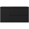 Mexen Orio шкаф за баня 90 см с мивка Otis дясна, 2S, 1D, черен мат - 91A13-09047-3-BBFFF71-W18P71