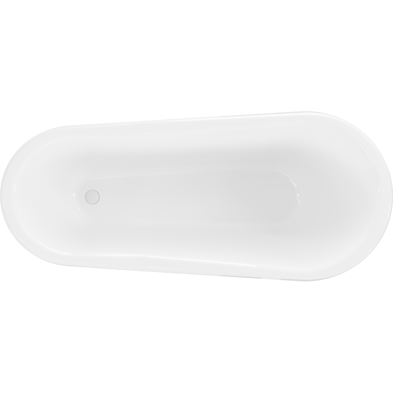 Mexen Retro свободностояща вана 170 x 75 см, бяла, бели крака - 53251707500-20