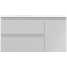 Mexen Orio шкафче за баня 90 см с мивка Vela лява, 2S, 1D, сив мат/бял мат - 91A13-09047-3-BBFFF62-W23L01
