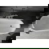 Mexen Retro свободностояща вана 170 x 75 cm, бяла/черна, хромирани крака - 53251707575-00