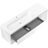 Mexen Orio шкаф за баня 160 см с мивка Vela лява, 2S, 1D, бял гланц - 91A13-16047-3-BBFFF00-W23L00
