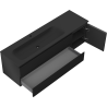 Mexen Orio шкаф 160 см с мивка Vela лява, 2S, 1D, черен мат - 91A13-16047-3-BBFFF71-W23L71