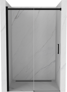 Mexen Omega плъзгащи душ врати 100 см, прозрачни, черни - 825-100-000-70-00