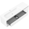 Mexen Rivel шкаф за баня 160 см с мивка Vela лява, 2S, 1D, оребрена, бял мат - 91A23-16047-3-BBFFF01-W23L01