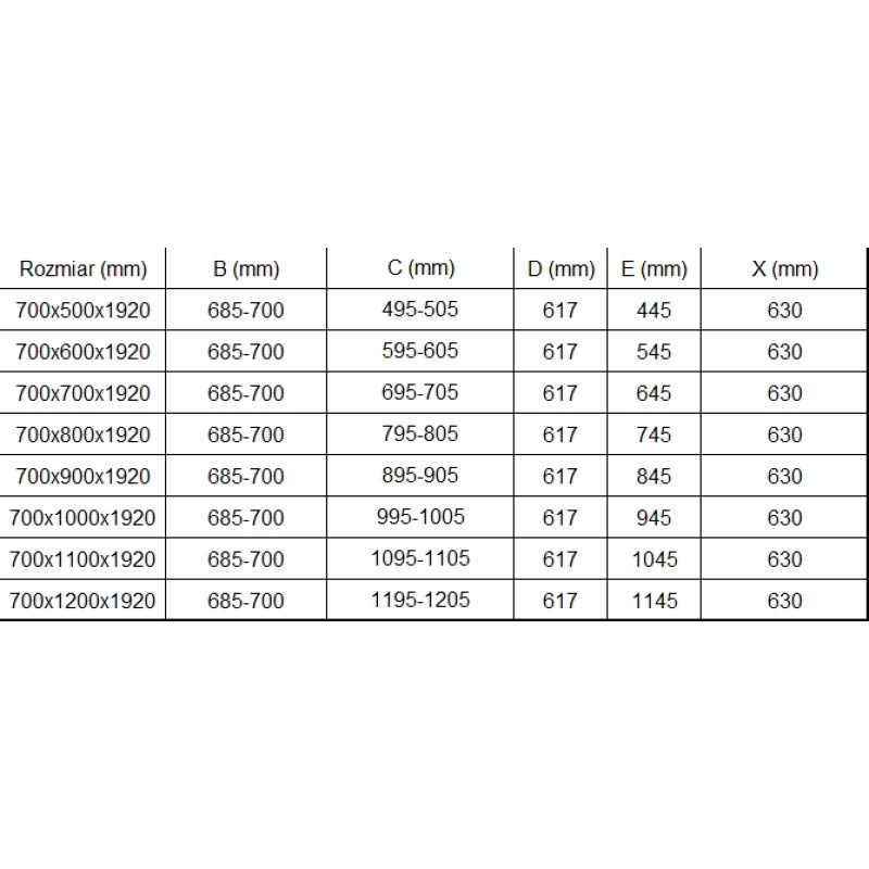 Mexen Pretoria сгъваема душ кабина 70 x 120 см, прозрачна, хром + плосък
