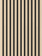 Mexen Lam-B стенно ламелно покритие 275 x 30 cm, HDF плоча 4 mm, технически фурнир, Пясъчен дъб - S100-275307-3015-001