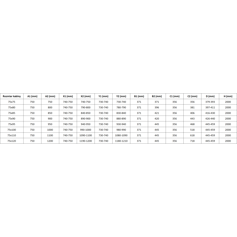 Mexen Rox Duo плъзгаща се душ кабина 110 x 75 см, прозрачна, четка сив пушек - 8C2D-110-075-66-00