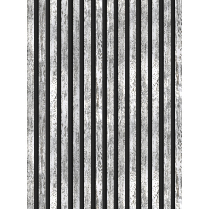 Mexen Lam-B стенни ламели 275 x 31,5 cm, HDF плоча 4 mm, Избелeн Дъб - S100-275317-2812-064