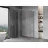 Mexen Mist T разтегателна душ кабина 80 x 70 см, прозрачна, хром - 8A4T-080-070-01-00