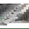 Mexen Mist T душ кабина с отворена врата 85 x 90 см, прозрачно, хром - 8A4T-085-090-01-00