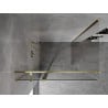 Mexen Mist T душ кабина с отваряща се врата 70 x 75 см, прозрачна, златна - 8A4T-070-075-50-00