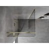 Mexen Mist T душ кабина с отварящи се врати 85 x 85 см, прозрачна, златна - 8A4T-085-085-50-00