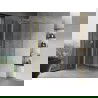 Mexen Mist T душ кабина с врата 90 x 90 см, прозрачна, златна - 8A4T-090-090-50-00