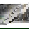 Mexen Mist T душ кабина с врата 90 x 90 см, прозрачна, златна - 8A4T-090-090-50-00