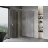 Mexen Mist T душ кабина с отваряща се врата 80 x 95 см, прозрачна, златна - 8A4T-080-095-50-00