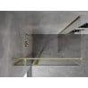 Mexen Mist T душ кабина, отваряща се, 105 x 75 см, прозрачна, златна матова - 8A4T-105-075-55-00