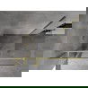 Mexen Mist T душ кабина с врати 110 x 120 см, прозрачна, златна четкана - 8A4T-110-120-55-00