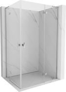 Mexen Mist H L Duo душ кабина с врати 75 x 85 cm, прозрачен, хром - 8A5L-075L-085P-01-00