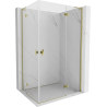 Mexen Mist-H L Duo кабина за душ окачена 70 x 120 см, прозрачно, злато - 8A5L-070L-120P-50-00