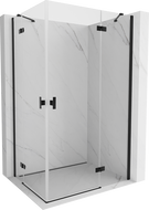 Mexen Mist H Duo душ кабина с откривания екран 80 x 100 см, прозрачна, черна - 8A5-080L-100P-70-00