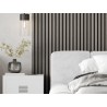 Mexen Lam-B стенни панели 275 x 30 см, HDF плоча 4 мм, технически фурнир, Сребърен