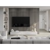 Mexen Lam-B стенни панели 275 x 30 см, HDF плоча 4 мм, технически фурнир, Сребърен