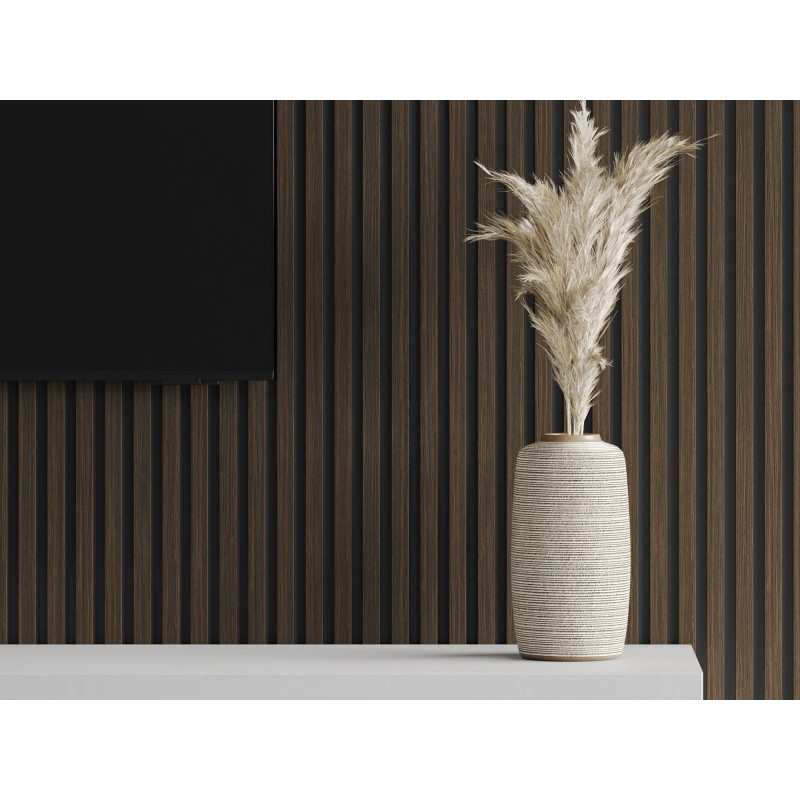 Mexen Lam-B стенни ламели 275 x 30 см, HDF плоча 4 мм, технически фурнир, Палков