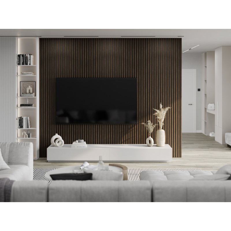 Mexen Lam-B стенни ламели 275 x 30 см, HDF плоча 4 мм, технически фурнир, Палков