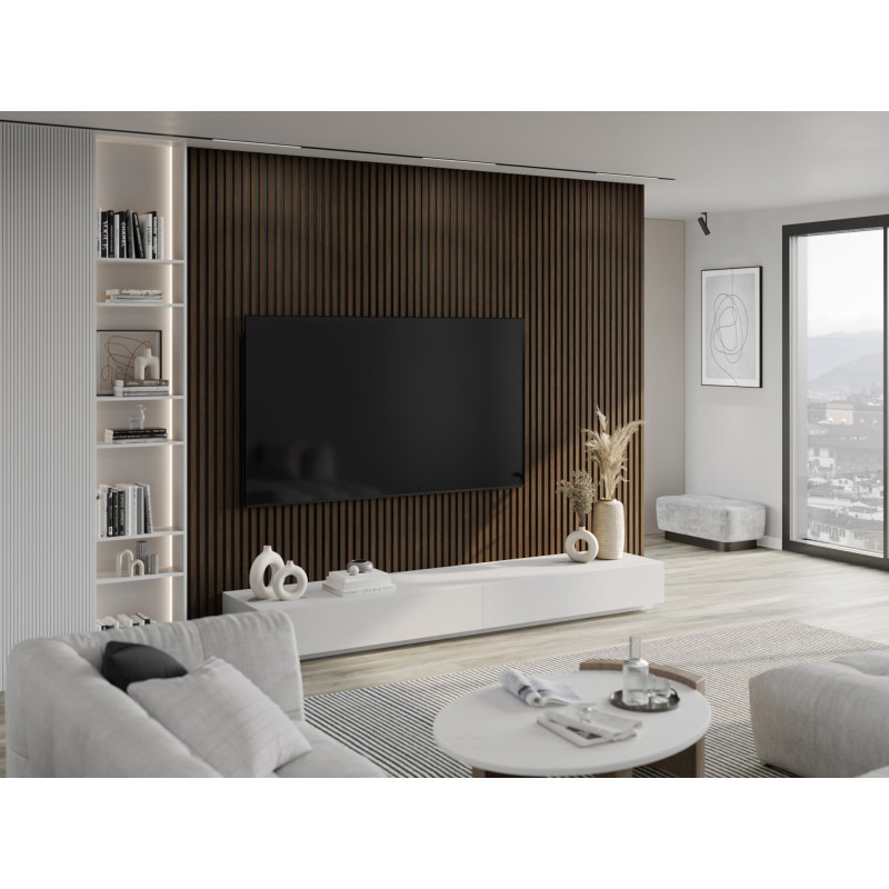 Mexen Lam-B стенни ламели 275 x 30 см, HDF плоча 4 мм, технически фурнир, Палков
