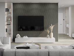 Mexen Lam-F стенни акустични ламели 275 x 30 см, филц 8 мм, технически фурнир, Дъб Heritage - S105-275307-3015-008