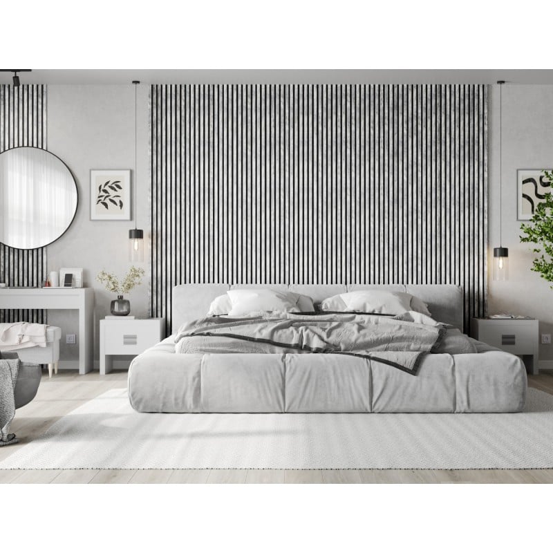 Mexen Lam-B стенни ламели 275 x 31,5 cm, HDF плоча 4 mm, Избелeн Дъб - S100-275317-2812-064