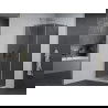 Mexen Pretoria душ кабина с отваряне 70 x 70 см, графит , хром + под душ - 852-070-070-01-40-4010