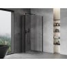 Mexen Mist T отваряща се душ кабина 95 x 95 cm, прозрачна, черна - 8A4T-095-095-70-00