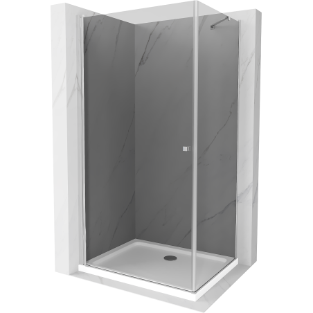 Mexen Pretoria разклонение душ кабина 70 x 100 см, графит, хром + душ тава Flat