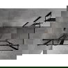 Mexen Mist T душ кабина лява 120 x 90 см, черна рамка, черна - 8A4T-120-090-70-70-L
