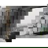 Mexen Mist T, дясна душ кабина 120 x 90 см, черна рамка, черна - 8A4T-120-090-70-70-P