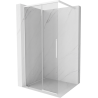 Mexen Rox Душ стена Walk-in 80 x 200 см, прозрачна 8 мм, бяла - 8C2-080-003-20-00