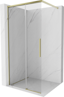 Mexen Rox Shower wall Walk-in 70 x 200 cm, transparent 8 mm, gold - 8C2-070-003-50-00