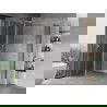 Mexen Mist Duo душ-кабина с отварящи се врати 80 x 70 см, прозрачна, хром - 8A4-080-070-01-00