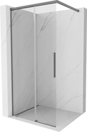 Mexen Rox душ стена Walk-in 120 x 200 см, прозрачна 8 мм, оръжие метал - 8C2-120-003-95-00