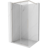 Mexen Rox душ преграда Walk-in 95 x 200 cm, прозрачен 8 mm, четкан никел - 8C2-095-003-97-00