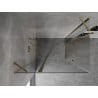 Mexen Mist Duo душ кабина с отварящи се врати 100 x 85 см, прозрачна, златна - 8A4-100-085-50-00