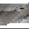 Mexen Mist Duo душ кабина с отваряеми врати 115 x 95 см, прозрачна, златиста четка - 8A4-115-095-55-00