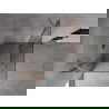 Mexen Mist Duo кабина за душ с отварящи се врати 105 x 105 cm, прозрачна, матирана мед - 8A4-105-105-65-00