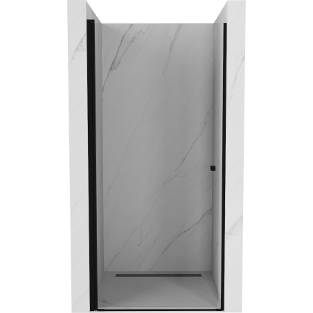Mexen Pretoria врати за душ кабина, отварящи се, 100 cm, прозрачни, черни - 852-100-000-70-00
