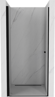 Mexen Pretoria врати за душ кабина, отварящи се, 100 cm, прозрачни, черни - 852-100-000-70-00