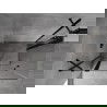 Mexen Mist Duo душ кабина с панти 100 x 75 cm, прозрачна, черна - 8A4-100-075-70-00