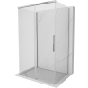 Mexen Rox-3S душ кабина 3-стенна плъзгаща се 105 x 70 см, прозрачна, хром