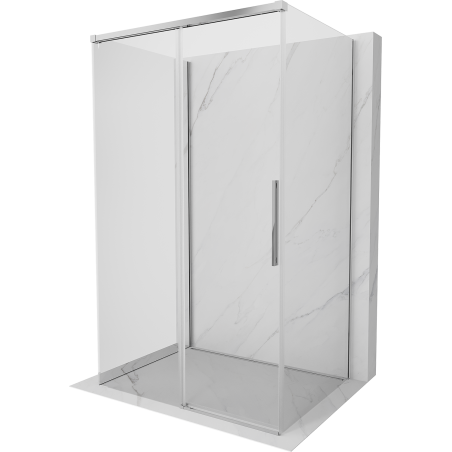 Mexen Rox-3S душ кабина 3-стенна плъзгаща се 120 x 70 см, прозрачна, хром