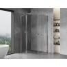 Mexen Mist L Duo люлееща се душ кабина 105 x 100 см, прозрачна, хром - 8A4L-105-100-01-00